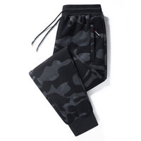 Men's Autumn Winter Cotton Casual Plus-sized Ankle Banded Pants