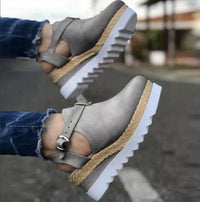 Wedge Heel Platform With Platform Women's Shoes