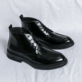 Autumn And Winter High-top Mid-cut Martin Boots Casual All-matching British Men