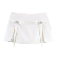 Women's Bow Jewelry Skirt Pants