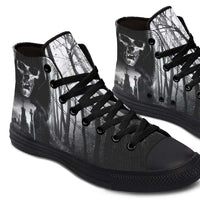 Printed Couple High-top Canvas Shoes