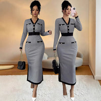 Fashionable Minimalist And Slim Fit Womens Dress