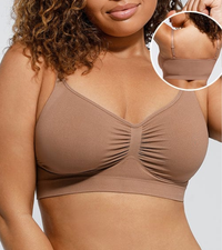 Wireless Supportive Shaping Bra With Adjustable Shoulder Straps