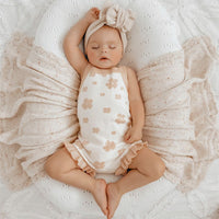 Summer, Autumn And Winter Infant Knitted Wool Sling Triangle Rompers Onesie Baby Girl Jumpsuit Romper