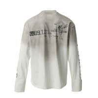 American-style Vintage Distressed Top With A Worn Edgy Look