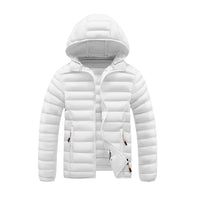 Rib Cotton-padded Coat Slim-fit Lightweight Cotton-padded Jacket Lightweight Multi-color