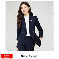 Women's Long-Sleeve Blazer With Collar