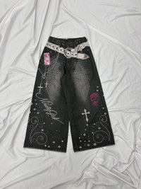 Retro Washed Y2K-style Trendy Jeans