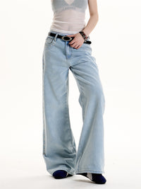 American Retro Hot Girl Style Rivet Design Sense Matchet Pants