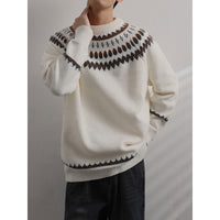 Loose-fitting Comfortable Sweater Men's Design Sense Nordic