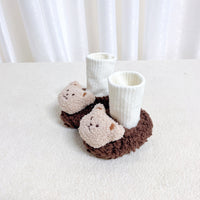 Thick Cotton Shoe Cover Baby Foot Protector Plus Velvet