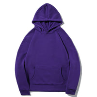 Short-sleeve Unisex Hoodie Pullover Jacket Solid Color