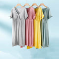 Breastfeeding Dress Thin Breastfeeding Modal Pajamas Pregnant Women
