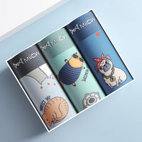 Men's Cotton Antibacterial Crotch Boxers