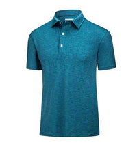 Men's Comfortable Breathable Short-sleeved Lapel Polo Shirt