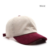 Women's Outdoor Solid Color Patchwork Baseball Cap