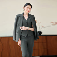New Stylish Office Suit Waistcoat Three Piece Set