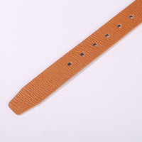 Mens Casual Leather Belt With A Pin Buckle For Pants