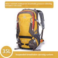 Ai Wang Outdoor Sports Hiking & Trekking Multifunctional Ultra-Light Oxford Cloth Unisex 35-Liter High-Capacity Backpack