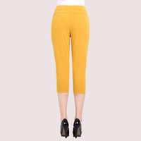 Women's Solid Color High-waist Casual Pants