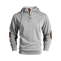 Men's Solid Color Hooded Pullover Sportswear Sweatshirt