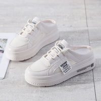 Summer Mesh Lazy One-foot Thick-soled Semi-support Shoes