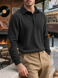 Men's Corduroy Loose Casual Long-sleeved Sweatshirt