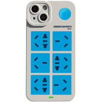 Creative Silicone Phone Case Charging Socket
