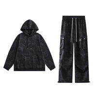 Tie Dye Sweater Pants Casual Suit Men