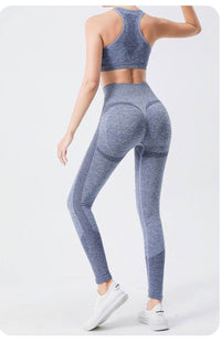 Women's High Waisted Leggings Are Breathable Elastic Shaping And Suitable For Running Yoga And Exercise