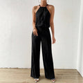 Lady's Spring And Summer Fashionable And Elegant Halter Jumpsuit