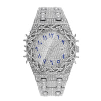 Personalized Mesh-design Inlaid Quartz Fashion Watch