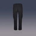 Men's Zip Button Hem Trousers Wide Foot Workwear