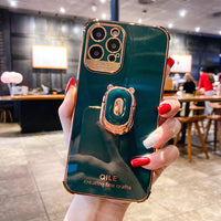 Electroplated Mobile Phone Shell Bear Bracket Fine Hole