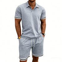 European American Sports And Leisure Lapel Short Sleeves