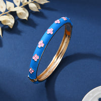 Chinese-style Enamel Bracelet For Women Light Luxury Niche Design Retro Style Jewelry