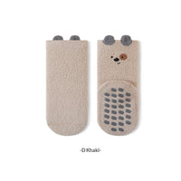 Learning Socks Cartoon Home Socks Children Fleece-lined