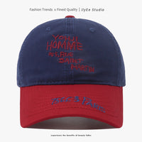 Big Head Circumference Peaked Cap Fashion Trendy Baseball Cap For Men