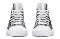 Printed Couple High-top Canvas Shoes