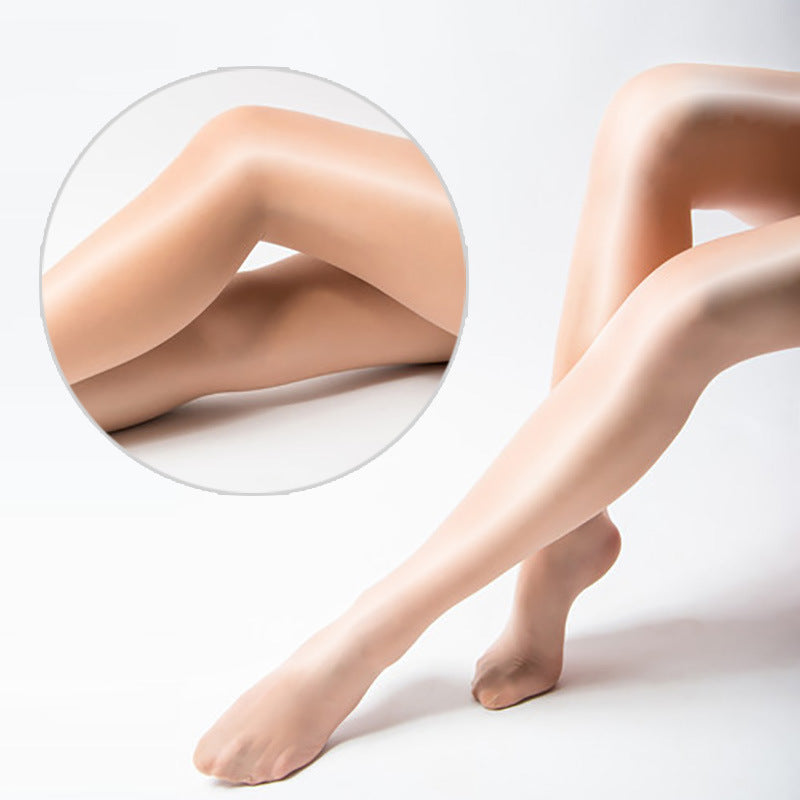 Oily Stockings Super Transparent First-line Crotch Reflective Socks Pantyhose Female Bar Singer Stage