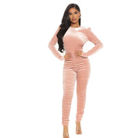Best Selling Women's Fashion Casual Pleated Halter Jumpsuit