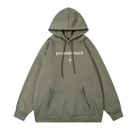 Simple Letter Embroidery Loose Leisure Sports Pullover Street Fashion