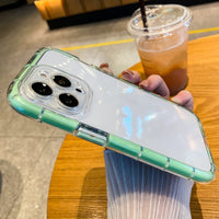 Transparent Candy TPU Color-contrast Fall-proof Protective Sleeve