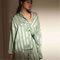 New Loose-fitting Korean-style Long-sleeve And Long-pants Loungewear Set