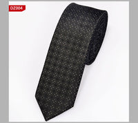 British Style Polyester Yarn Dyed Male 5cm Narrow Tie
