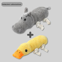 Chewing And Teeth-cleaning Plush Pet Toy With Sound