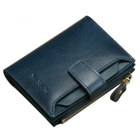 Ladies' RFID Anti-theft Swiping Zipper Hasp Multifunctional Coin Purse