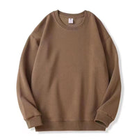 Men's Solid Color Fleece-lined Jacket With A Hoodie Inside