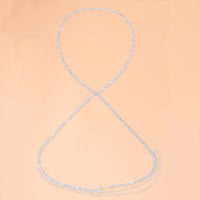 Simple Cross Rhinestone Body Chain Nightclub Party Chest