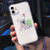 Cartoon Air Pressure Anti-fall Soft Shell Lovers